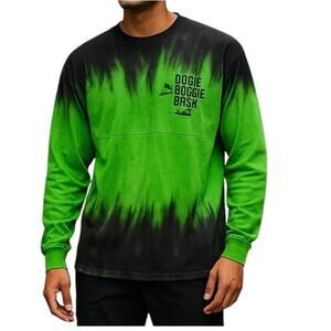 Disney Oogie Boogie Bash 2024 Spirit Jersey Tie Dye Long Sleeve Halloween Size M